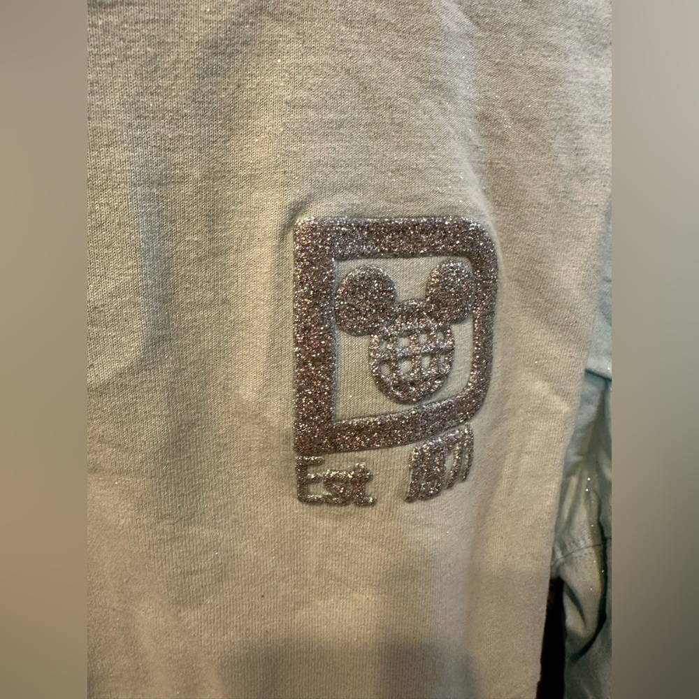 Disney World spirit jersey, mint sparkle, size S. - Picture 3 of 4